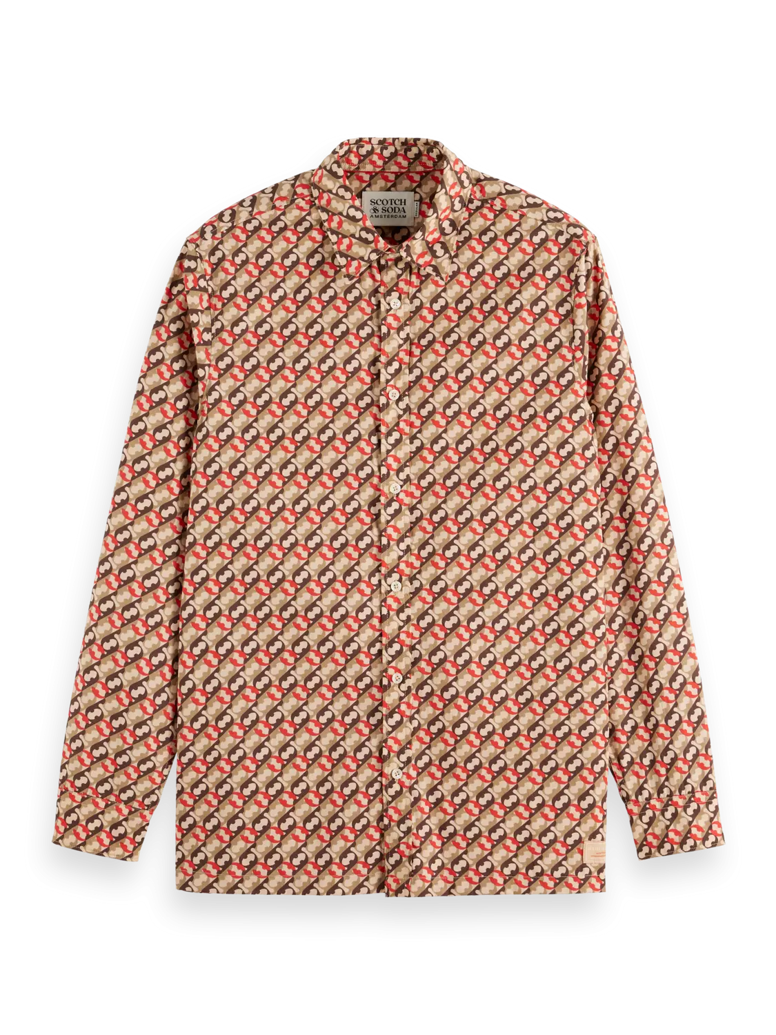 SCOTCH&SODA Camisa com estampa regular - CARISMAstore