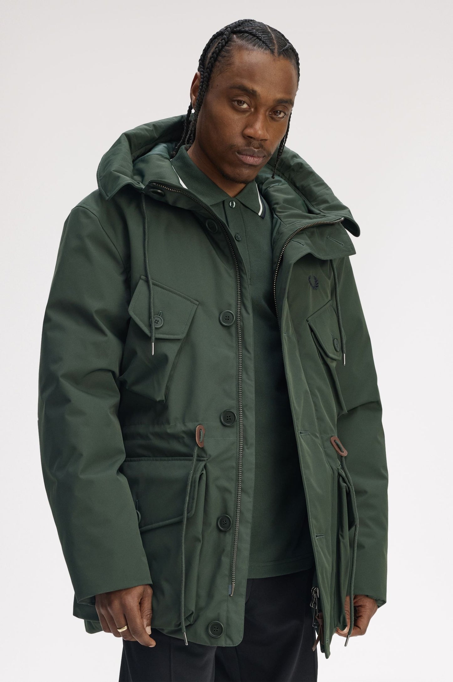 FRED PERRY Casaco acolchoado com bolso aplicado - CARISMAstore