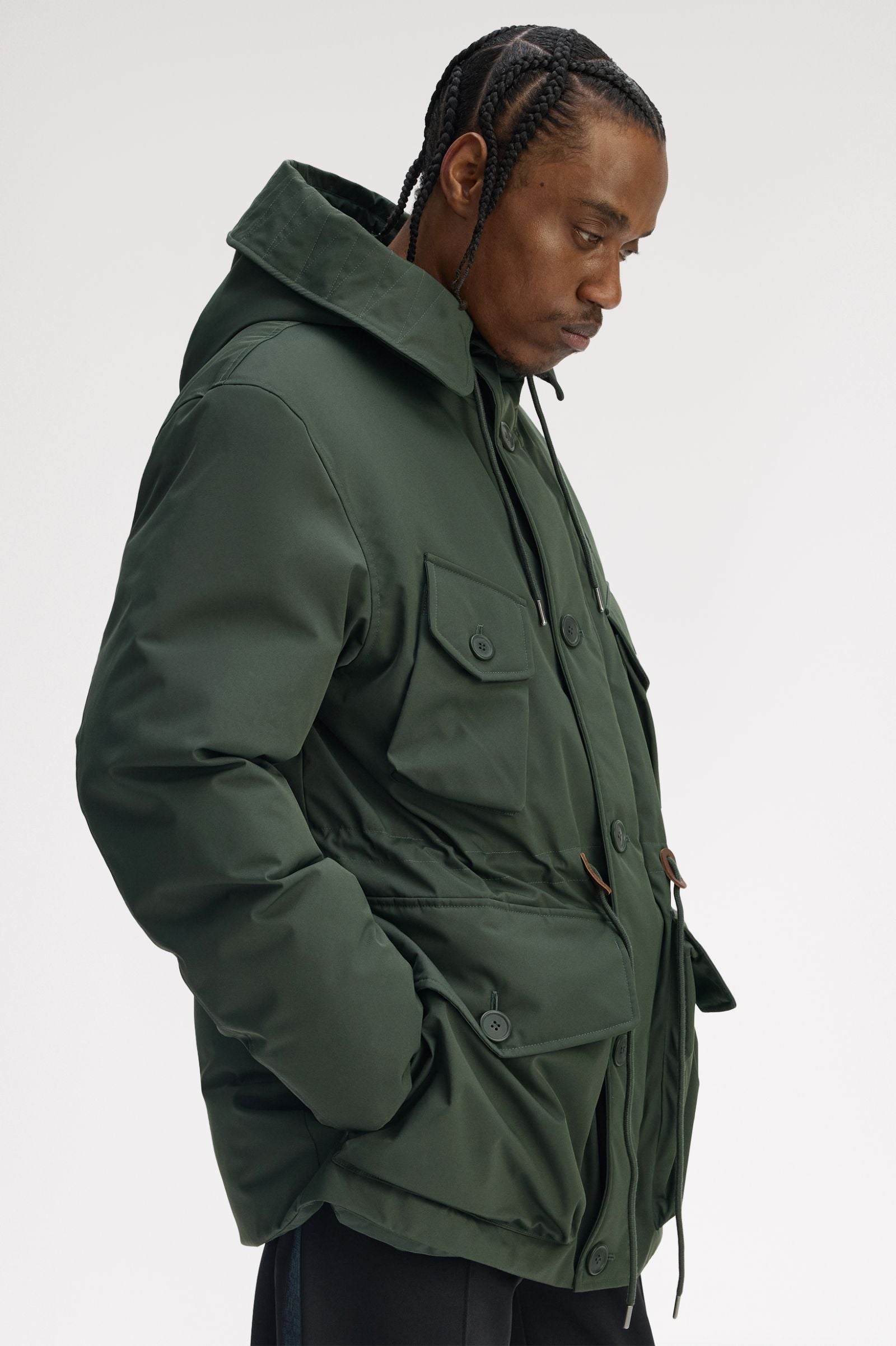 FRED PERRY Casaco acolchoado com bolso aplicado - CARISMAstore