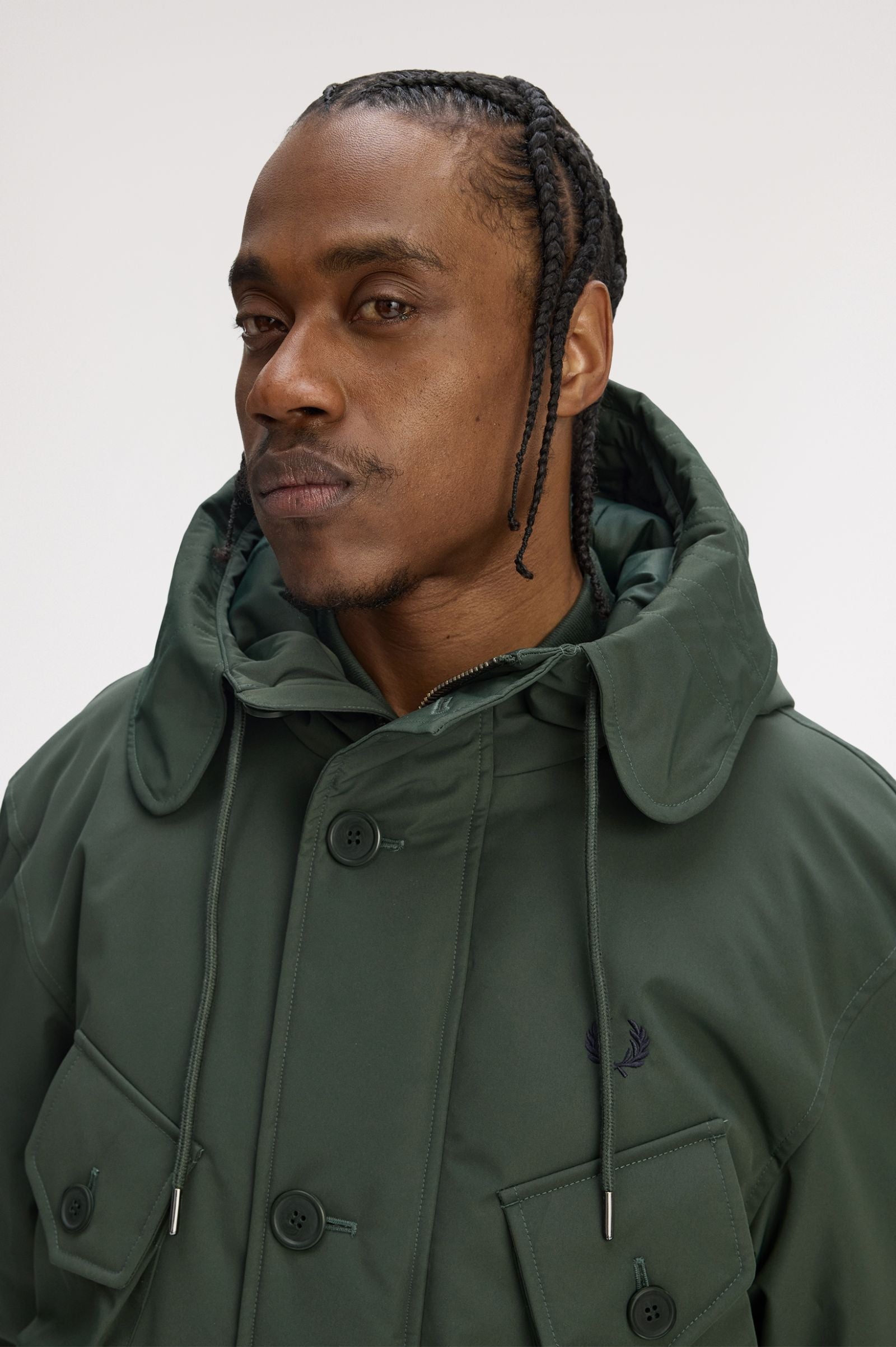 FRED PERRY Casaco acolchoado com bolso aplicado - CARISMAstore