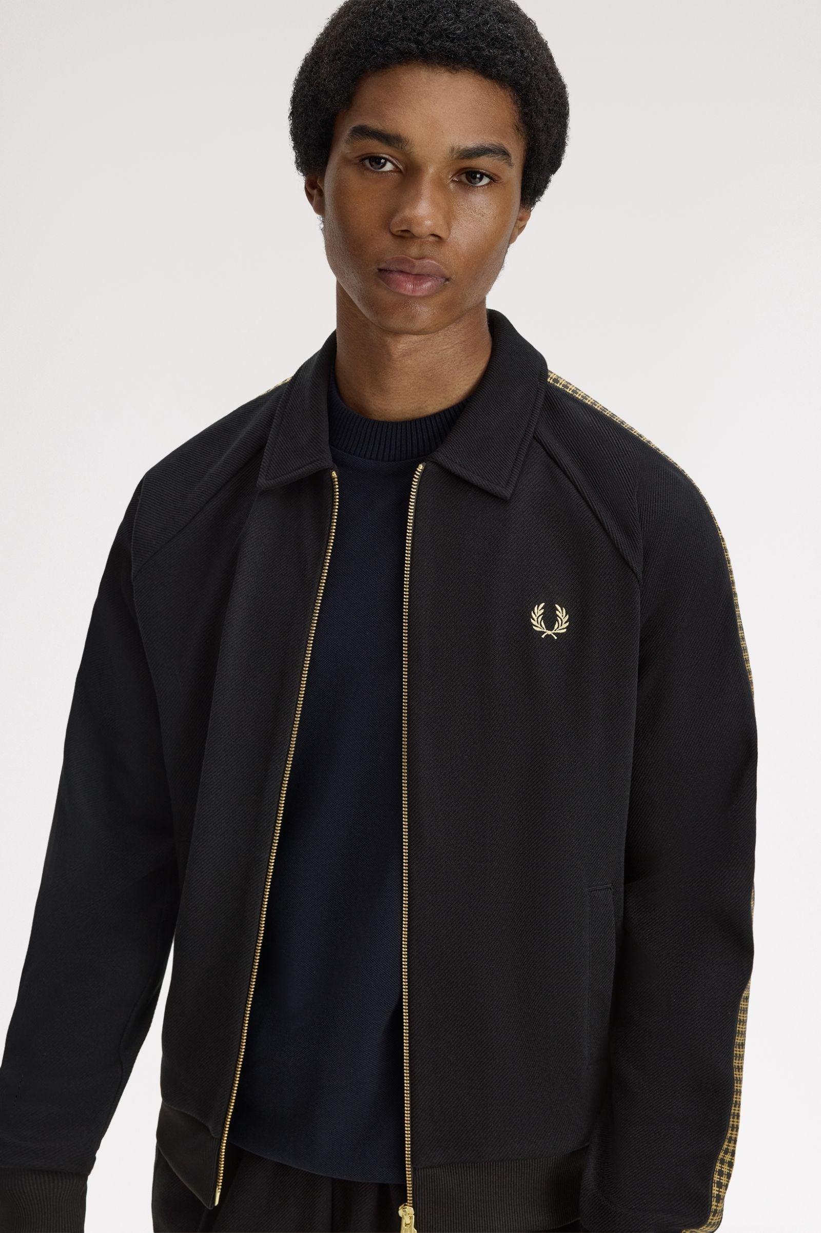 FRED PERRY Casaco de fato de treino com fita cruzada