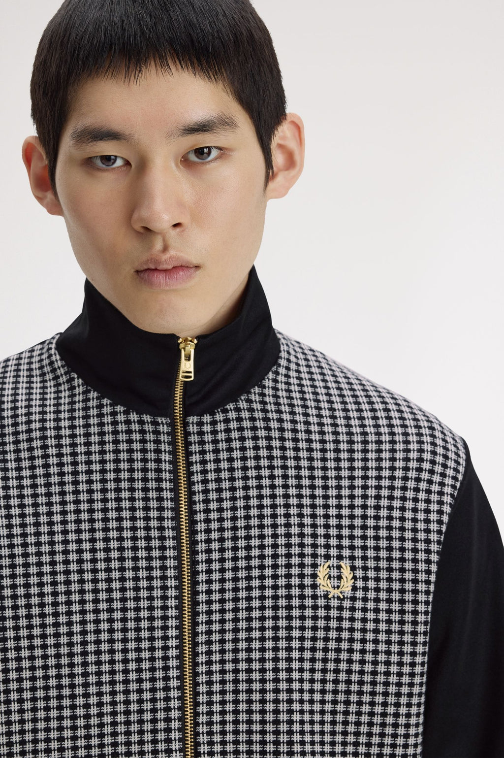 FRED PERRY Casaco com frente em malha