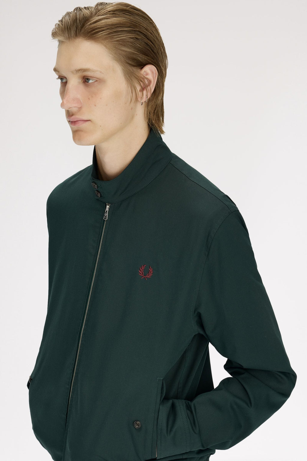 FRED PERRY Casaco harrington em sarja