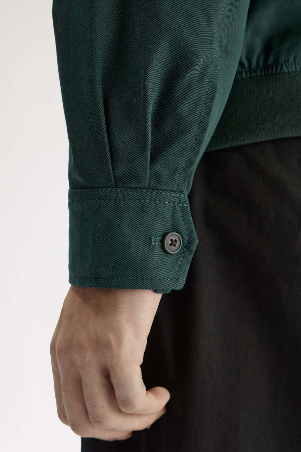 FRED PERRY Casaco harrington em sarja