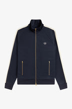 FRED PERRY Casaco de fato de treino com fita em malha entrançada