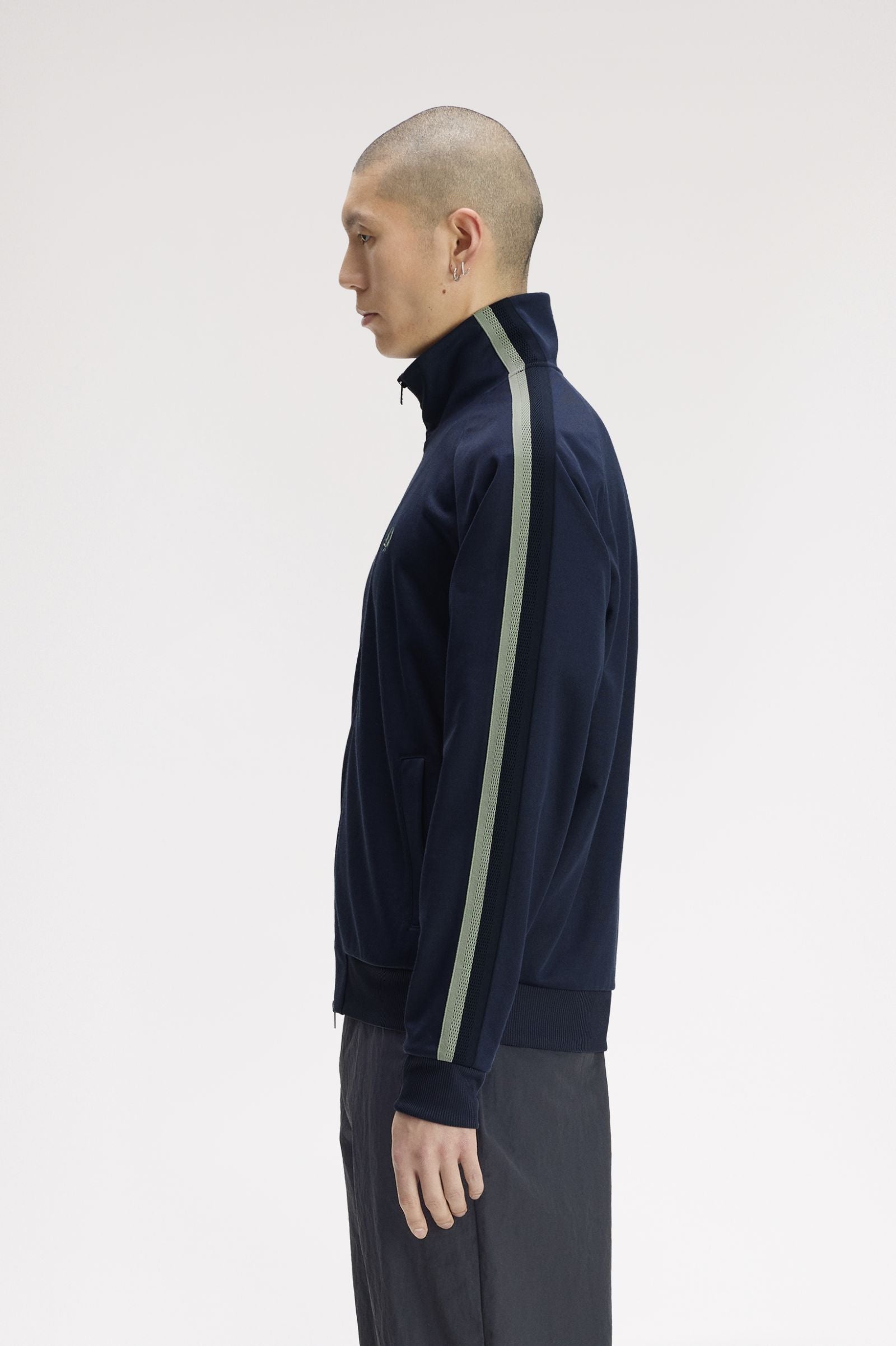 FRED PERRY Casaco com fita de malha bicolor