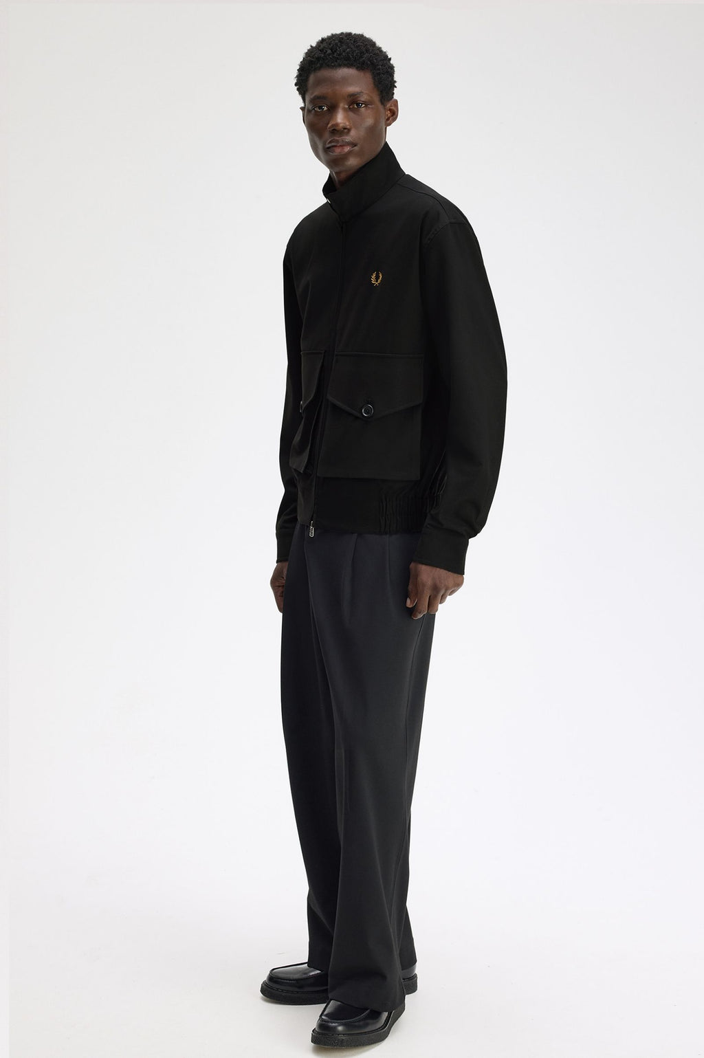 FRED PERRY Casaco com fecho de correr integral com detalhe de bolso