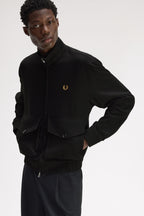 FRED PERRY Casaco com fecho de correr integral com detalhe de bolso