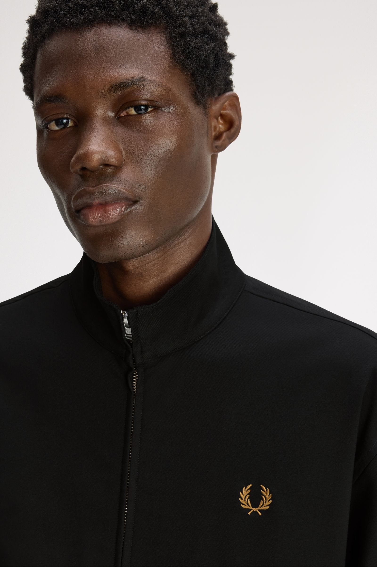 FRED PERRY Casaco com fecho de correr integral com detalhe de bolso
