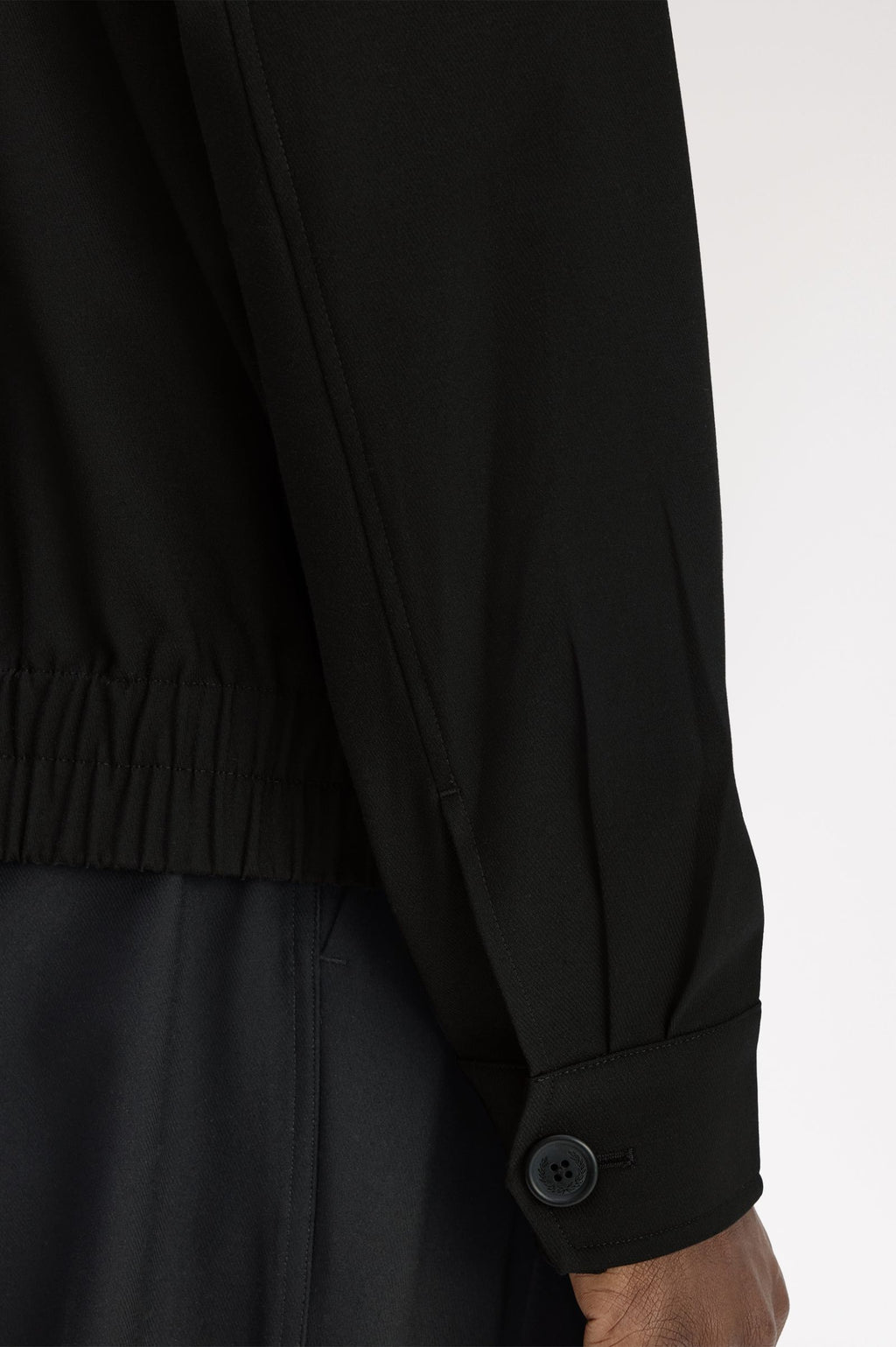 FRED PERRY Casaco com fecho de correr integral com detalhe de bolso