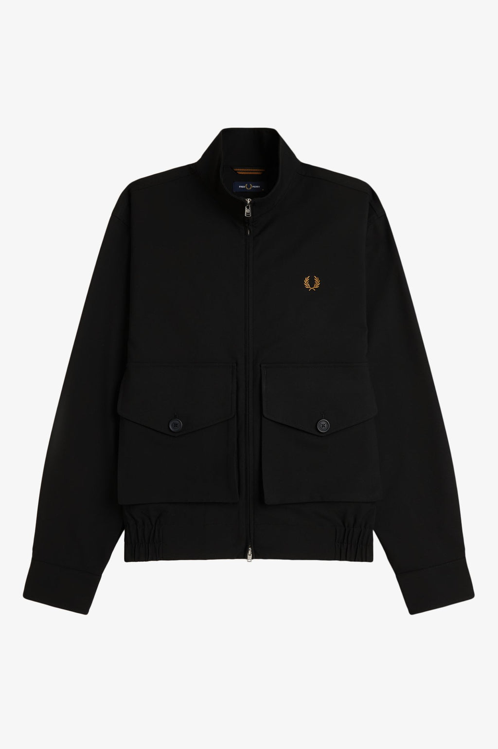 FRED PERRY Casaco com fecho de correr integral com detalhe de bolso