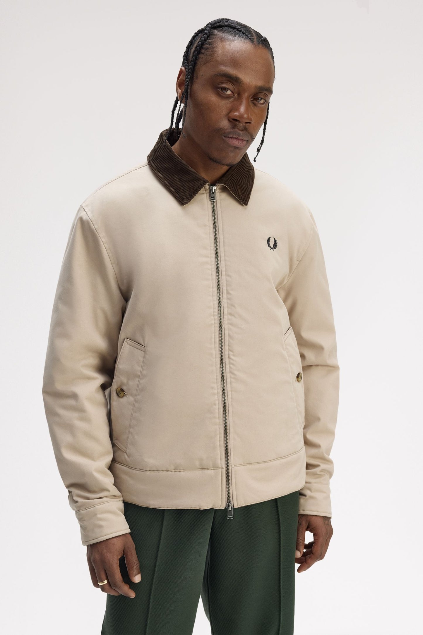 FRED PERRY Casaco caban em algodão - CARISMAstore