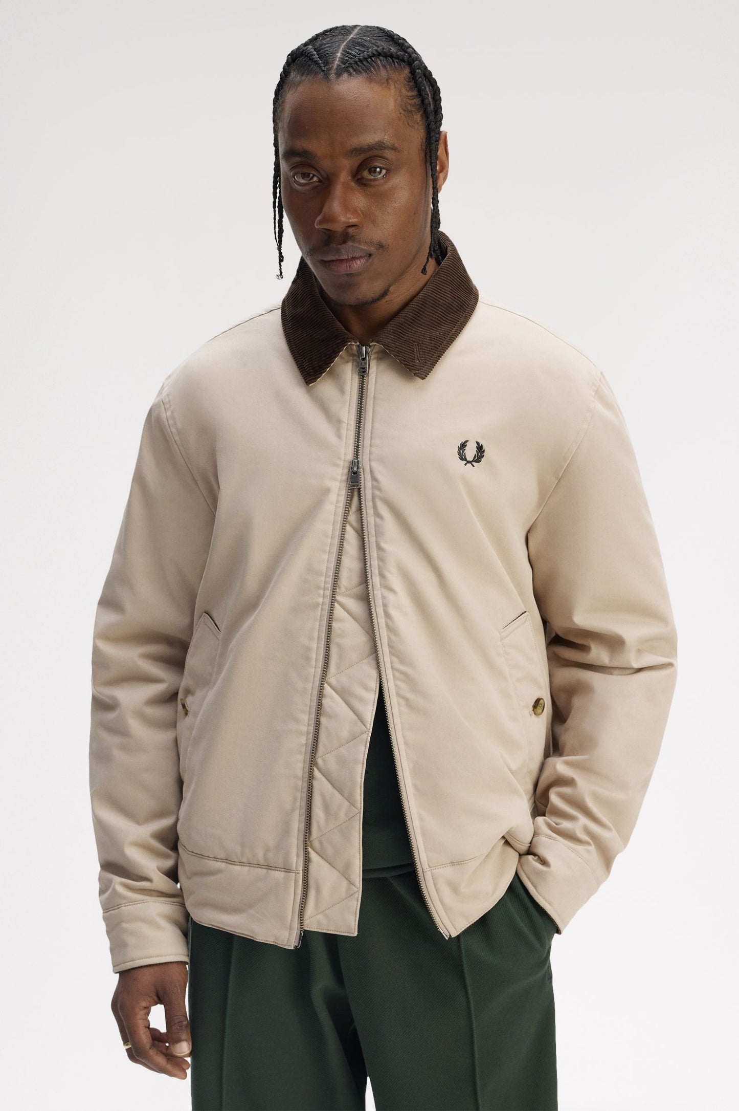 FRED PERRY Casaco caban em algodão - CARISMAstore