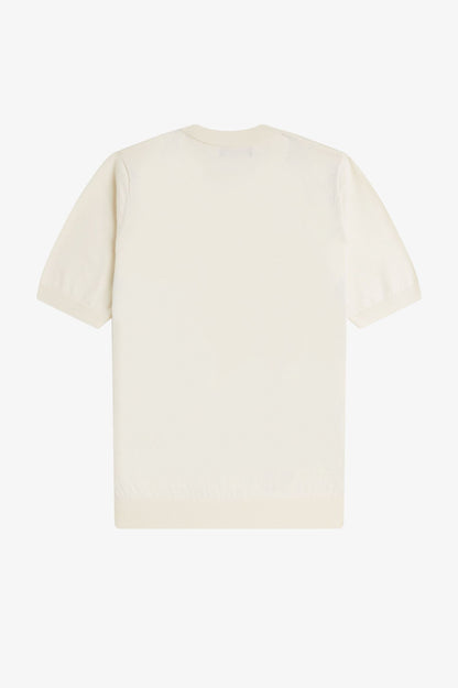 FRED PERRY T-shirt em malha com argyle - CARISMAstore