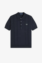 FRED PERRY Polo em malha entrançada