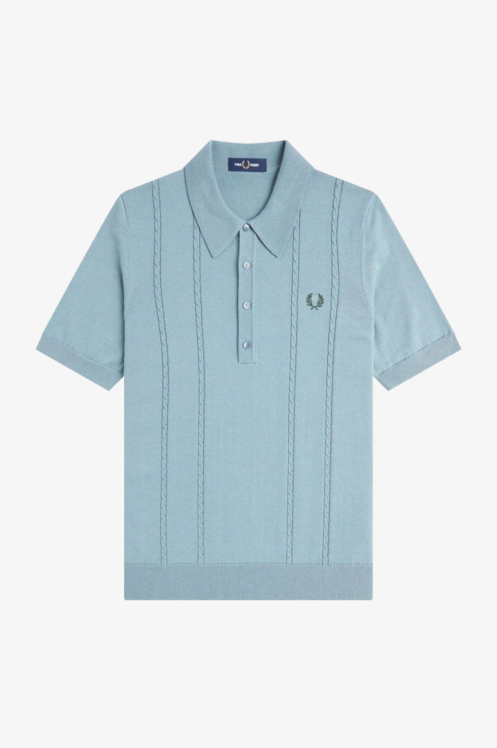 FRED PERRY Polo em malha entrançada