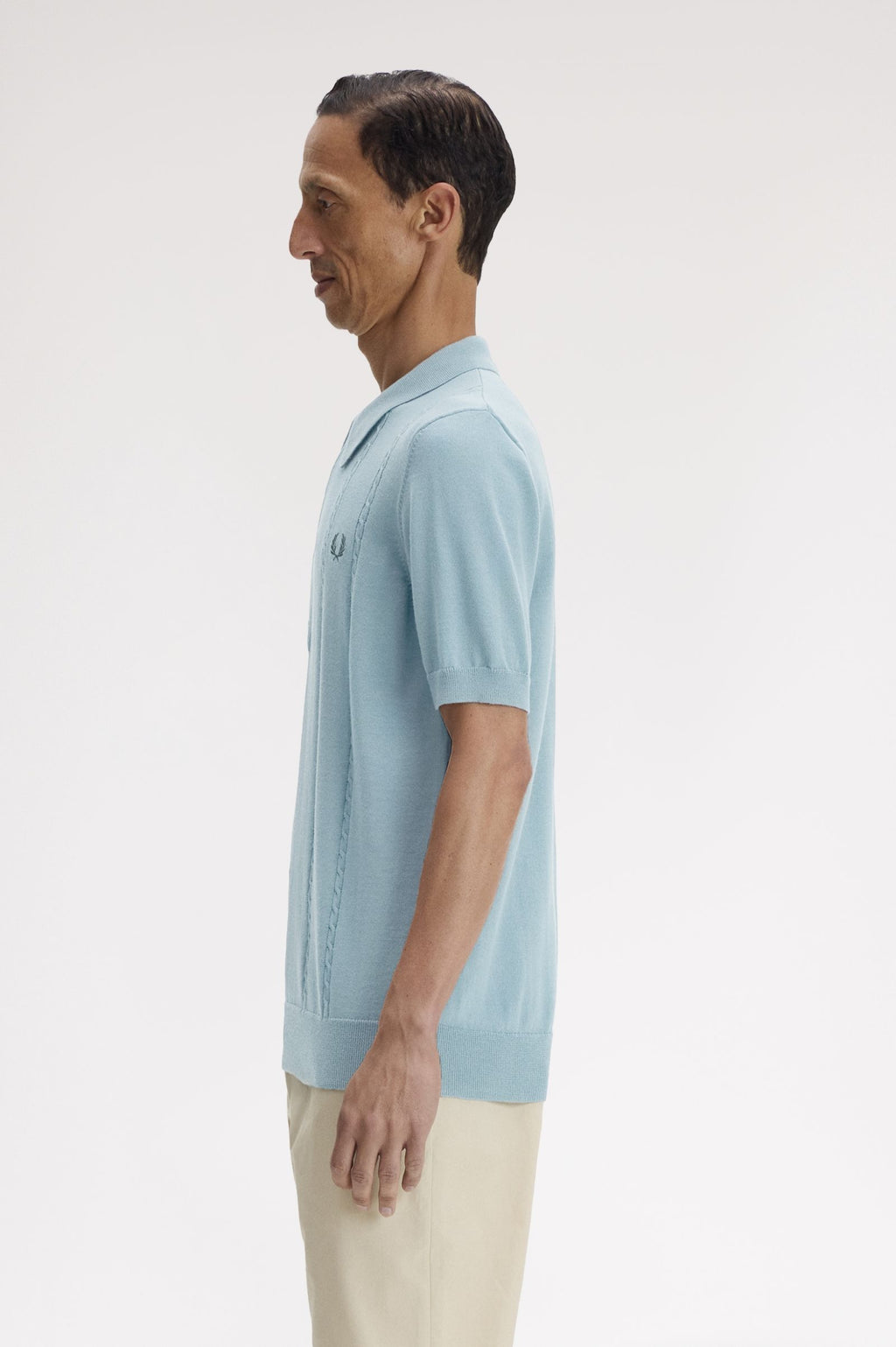 FRED PERRY Polo em malha entrançada