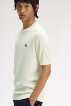 FRED PERRY T-shirt em malha de algodão