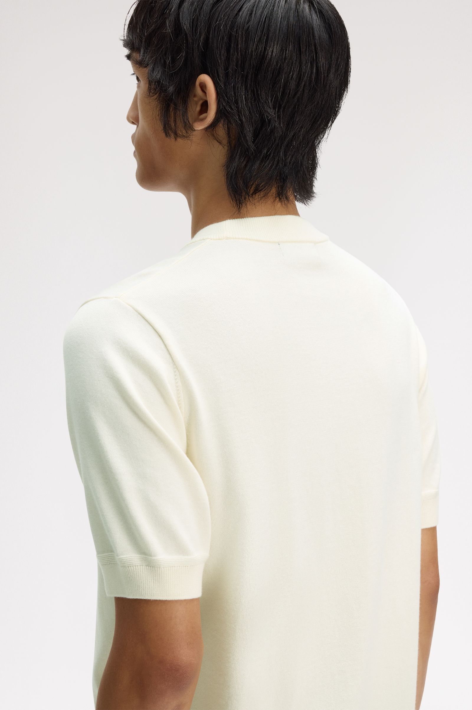 FRED PERRY T-shirt em malha de algodão