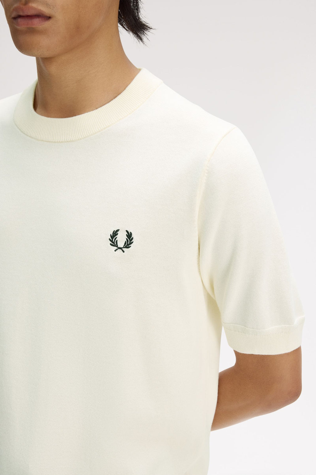 FRED PERRY T-shirt em malha de algodão