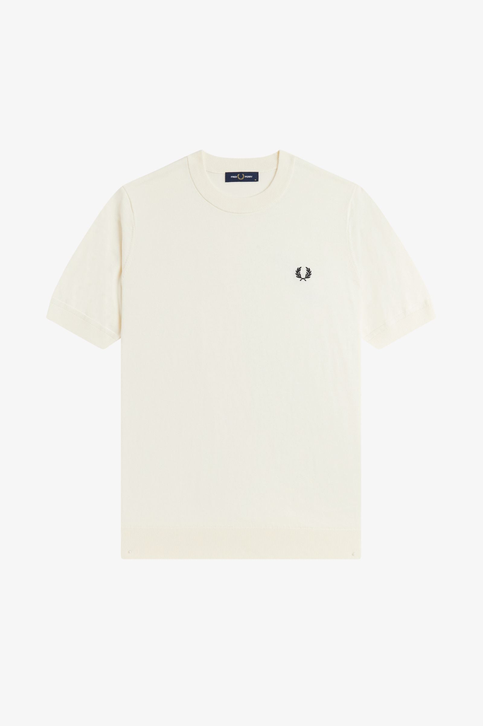 FRED PERRY T-shirt em malha de algodão