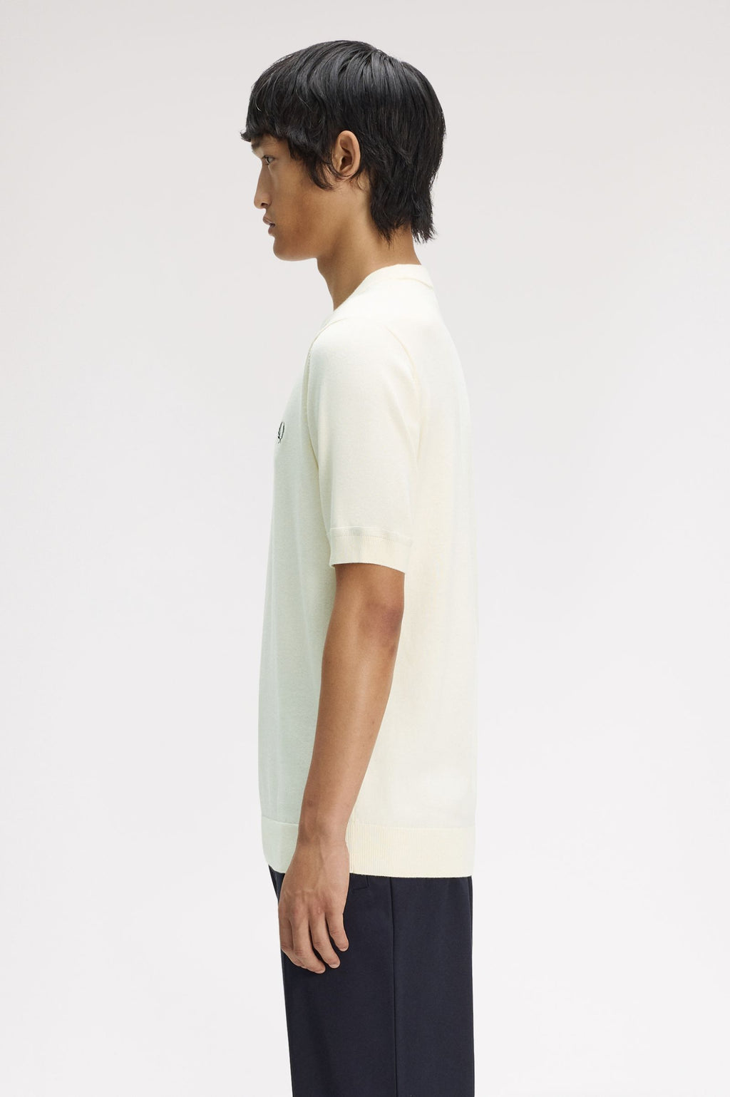 FRED PERRY T-shirt em malha de algodão