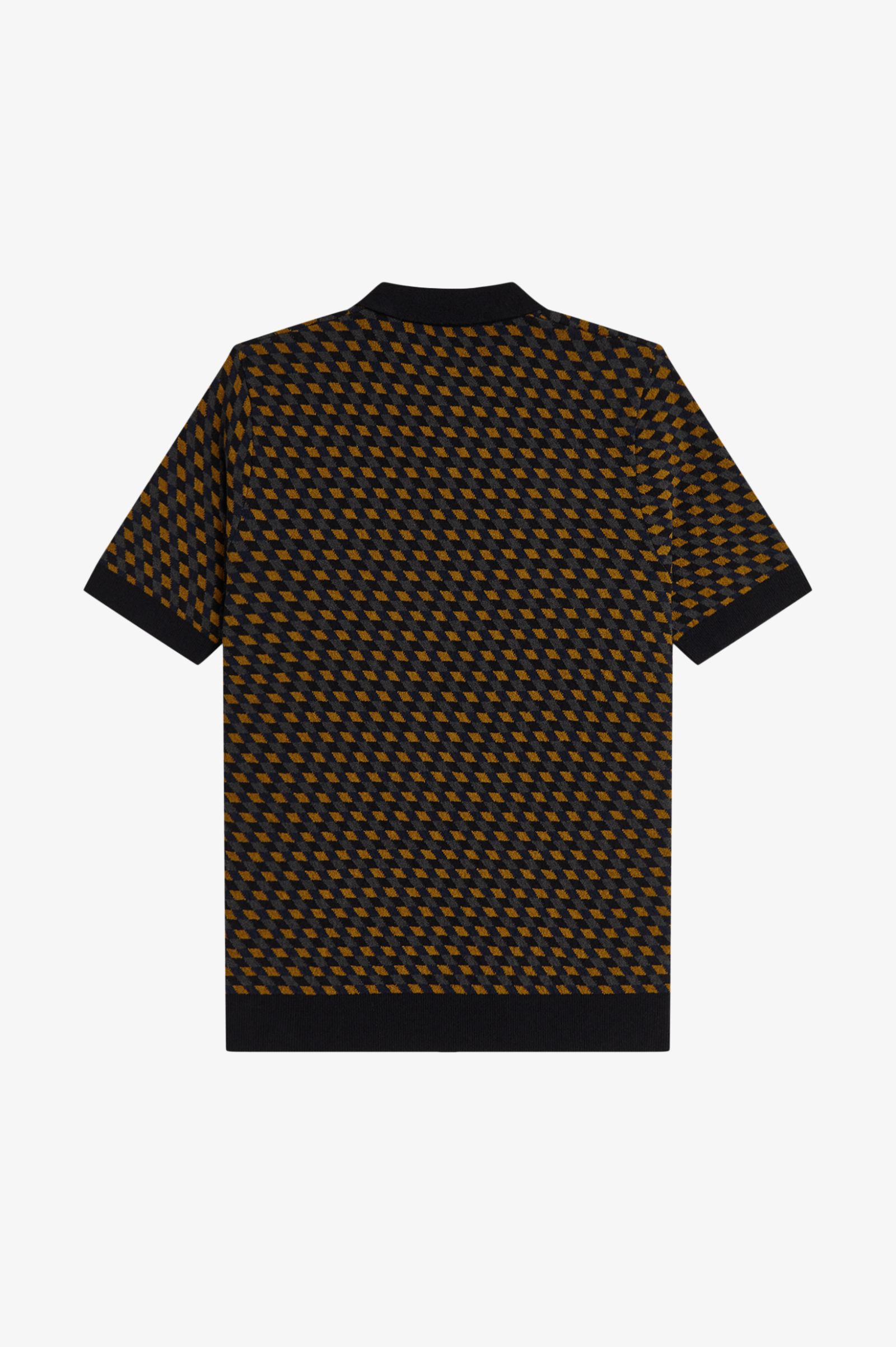 FRED PERRY Polo em malha geométrica