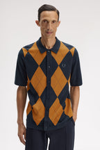 FRED PERRY Camisa com botões em argyle