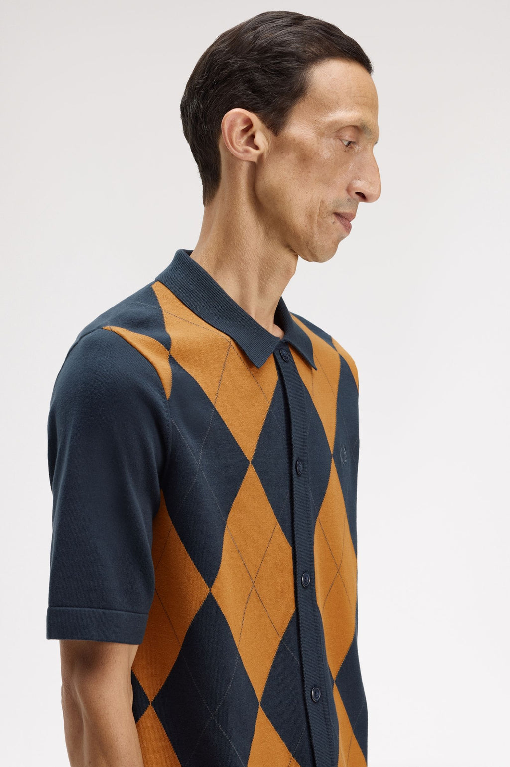 FRED PERRY Camisa com botões em argyle