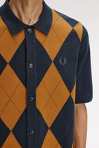 FRED PERRY Camisa com botões em argyle