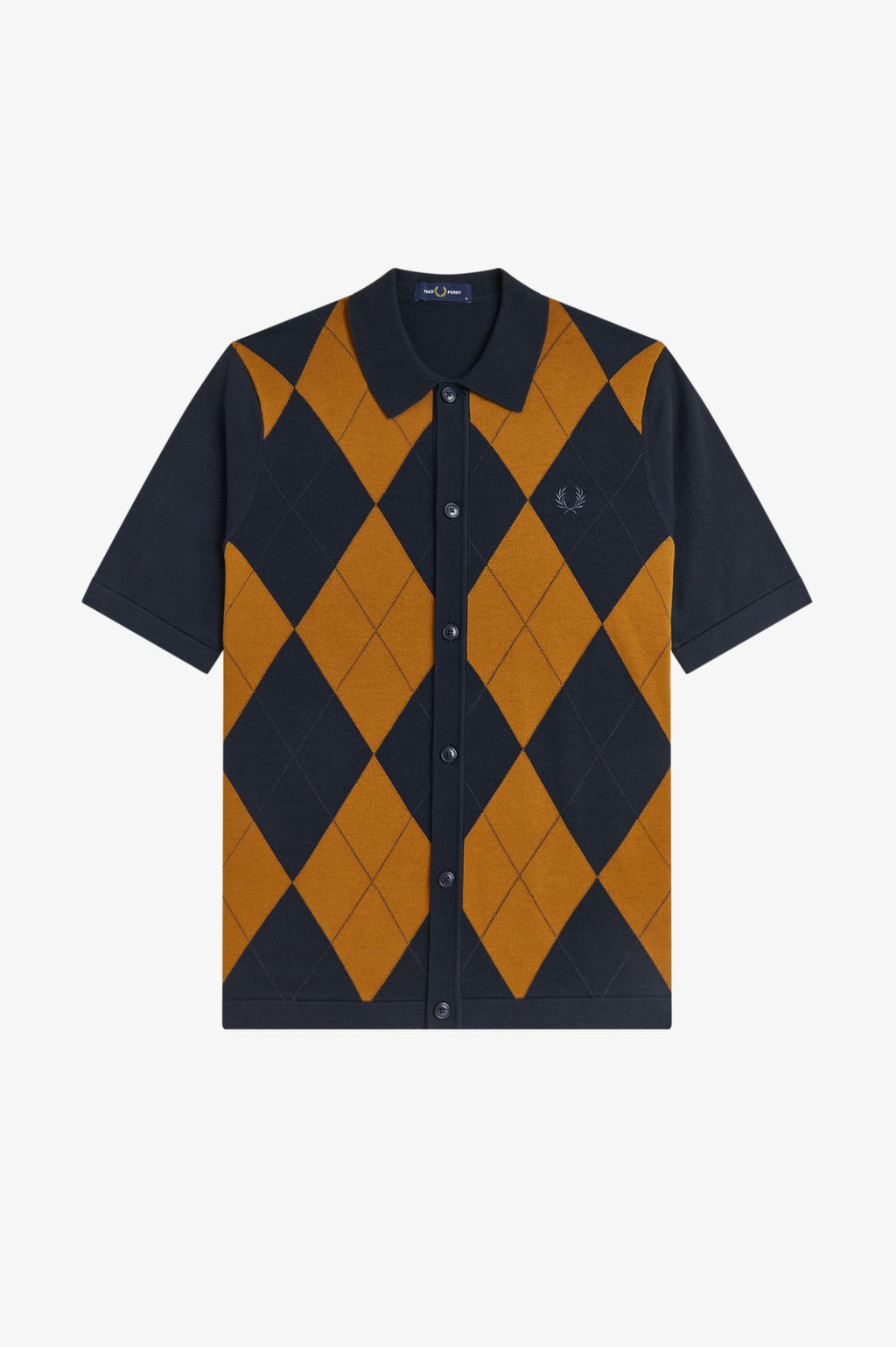 FRED PERRY Camisa com botões em argyle