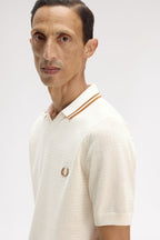 FRED PERRY Polo em malha pointelle