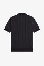 FRED PERRY Polo de malha bouclé com bolinhas