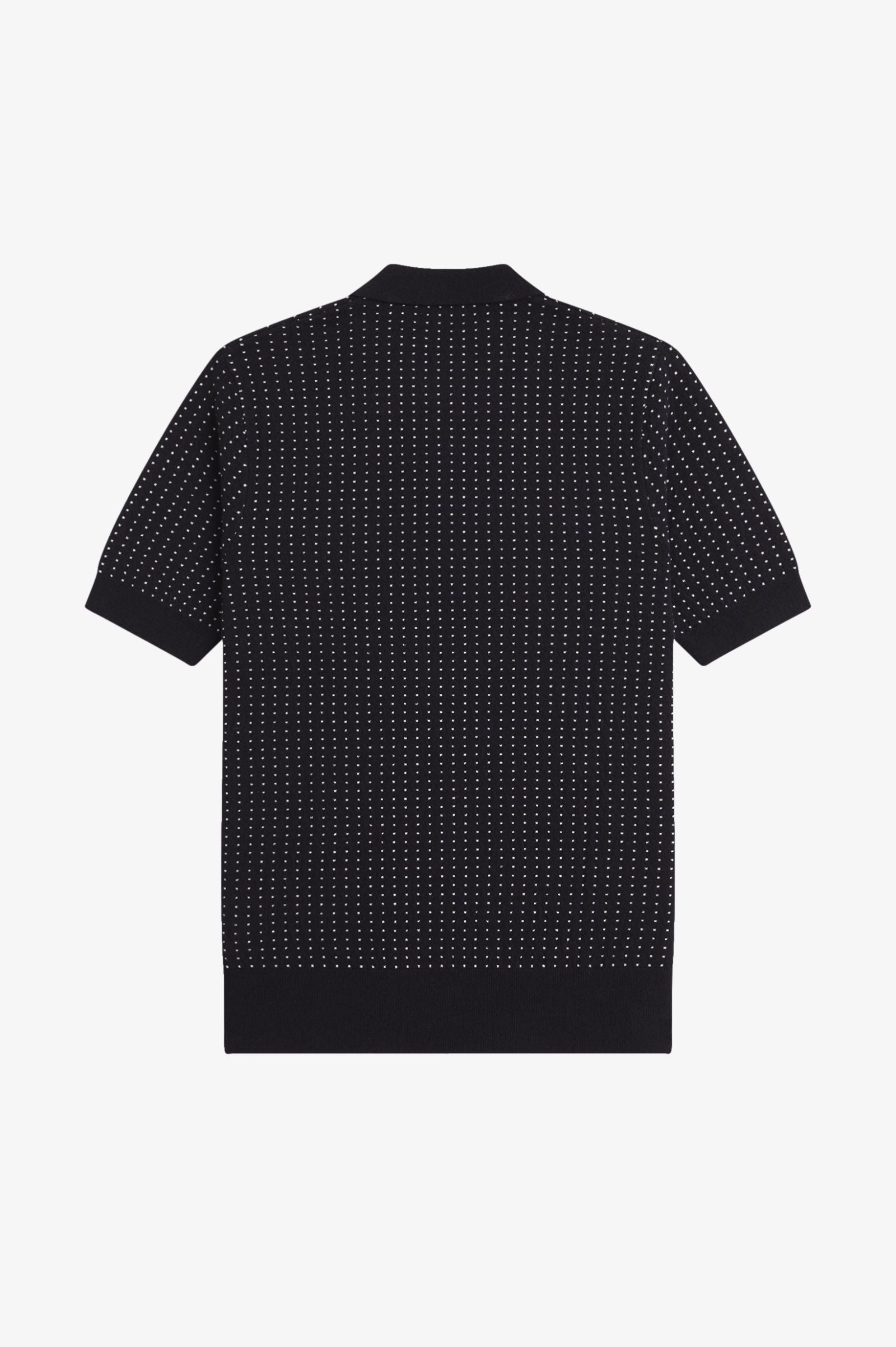 FRED PERRY Polo de malha bouclé com bolinhas