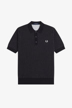 FRED PERRY Polo de malha bouclé com bolinhas