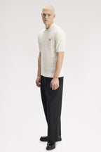 FRED PERRY Polo de malha pointelle