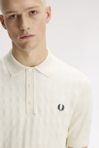 FRED PERRY Polo de malha pointelle