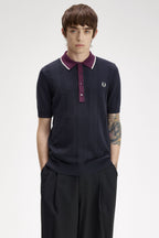 FRED PERRY Polo de malha trançada