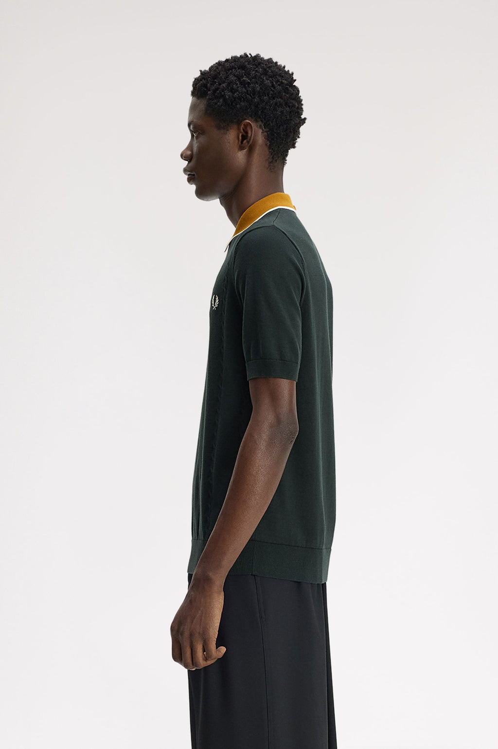 FRED PERRY Polo de malha trançada