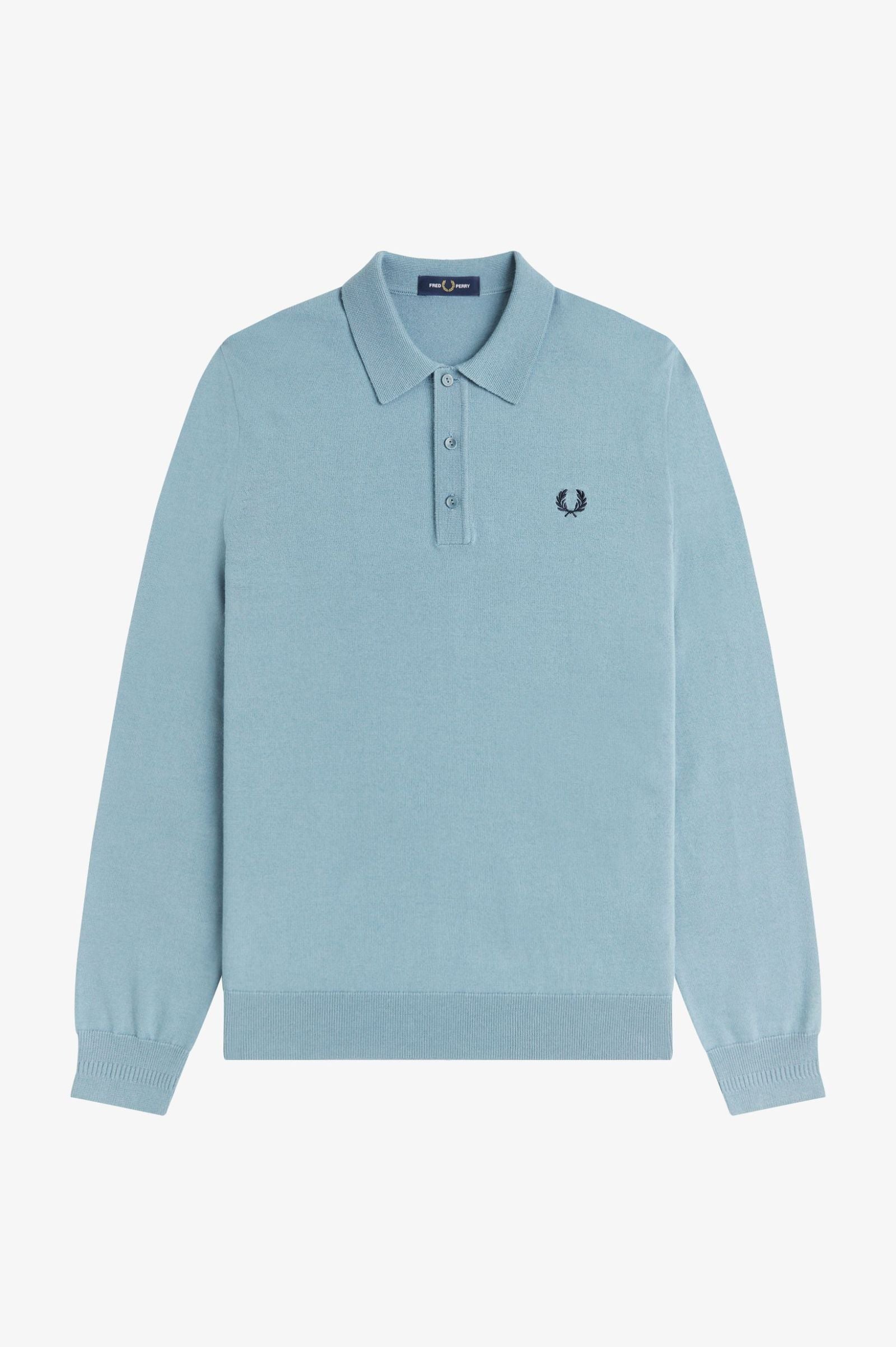 FRED PERRY Polo de manga comprida em malha clássica - CARISMAstore
