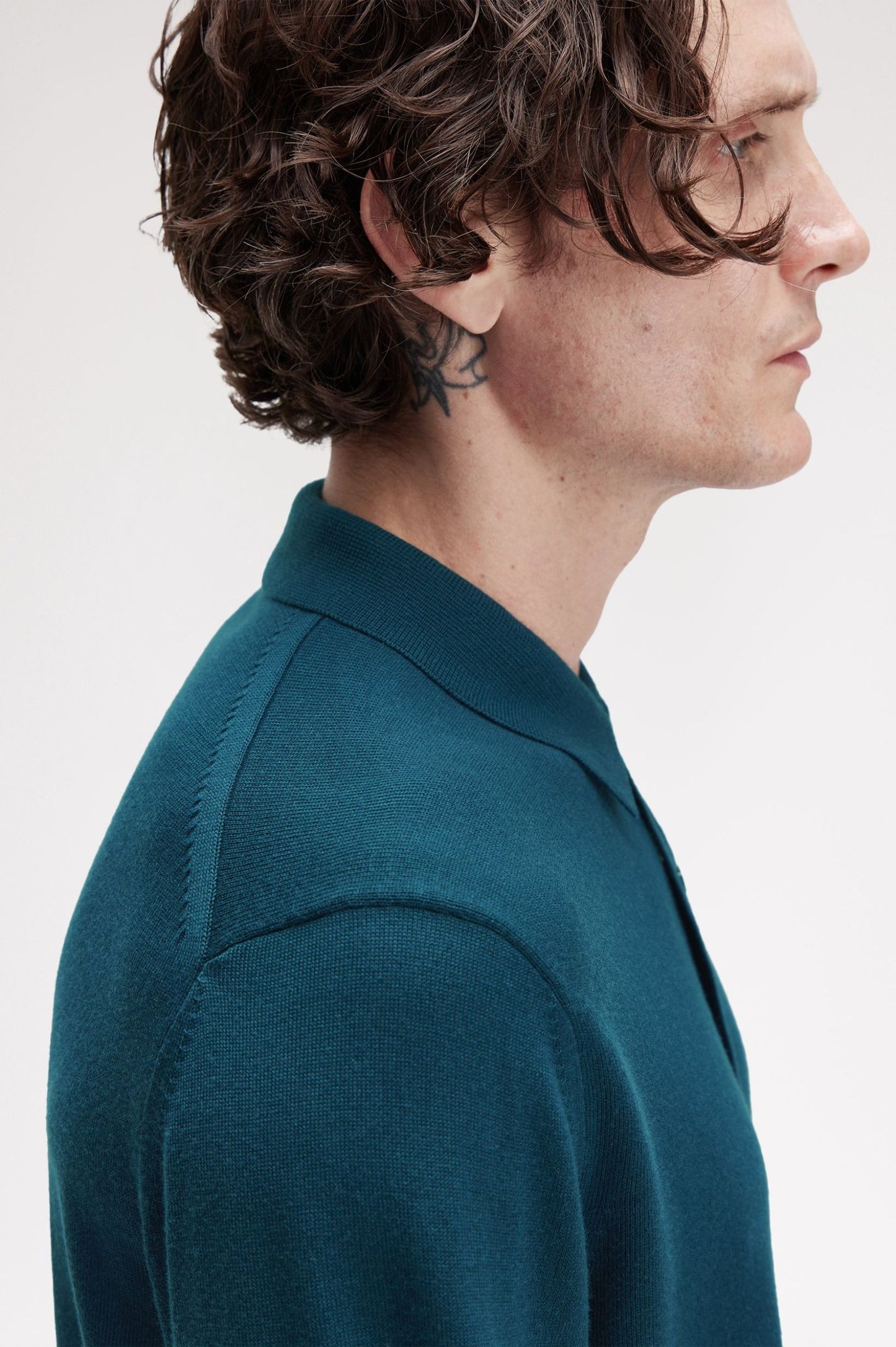 FRED PERRY Polo em malha de manga comprida