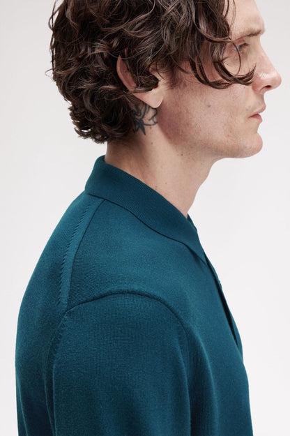 FRED PERRY Polo em malha de manga comprida