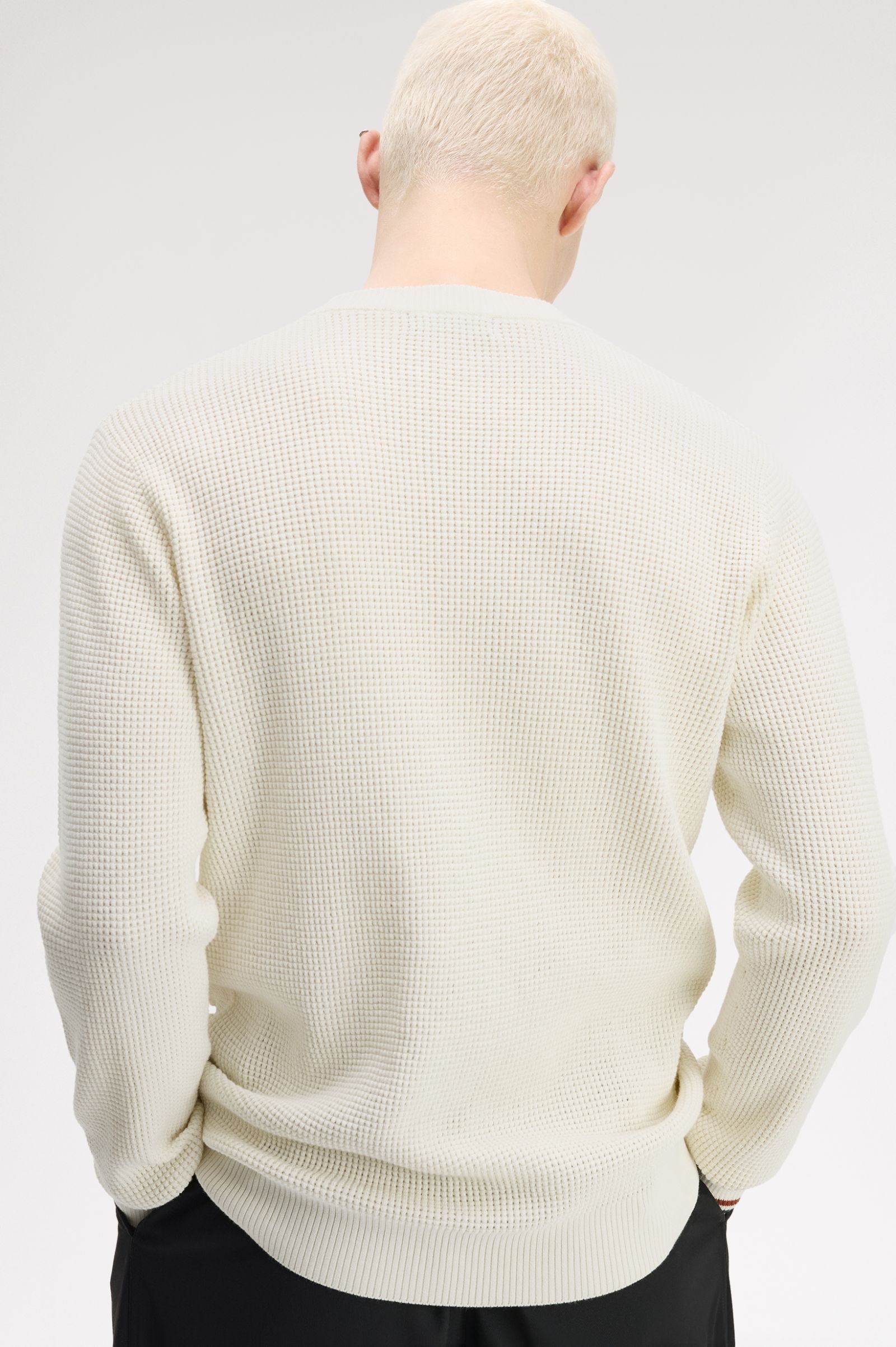 FRED PERRY Camisola com pesponto em losangos