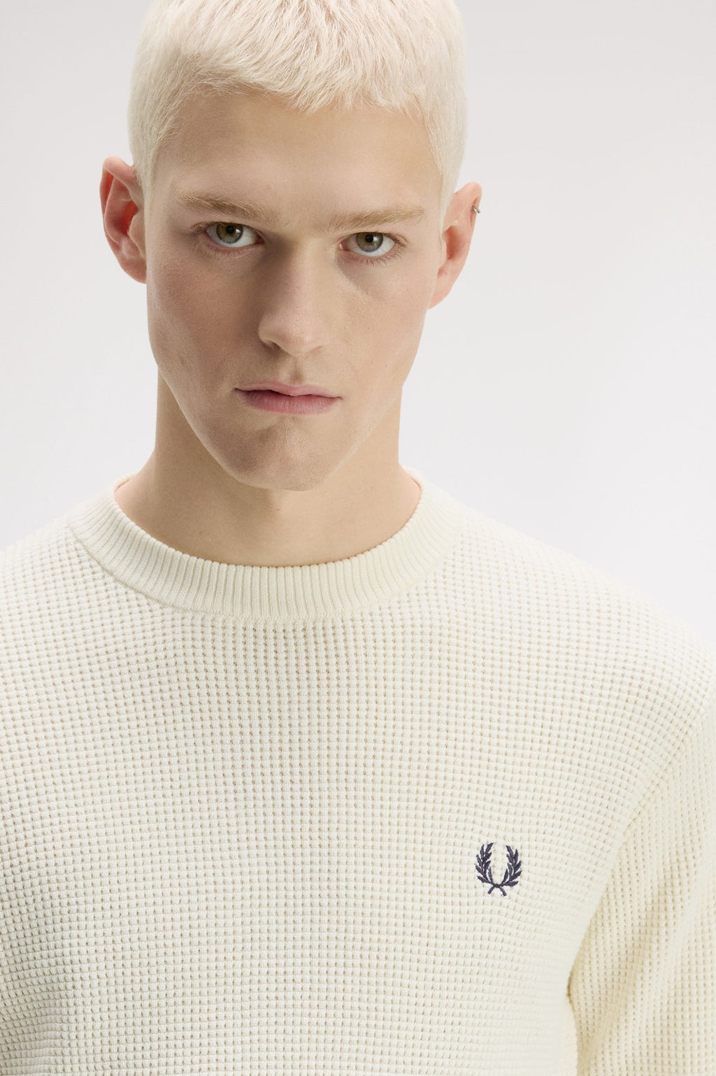 FRED PERRY Camisola com pesponto em losangos