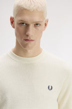 FRED PERRY Camisola com pesponto em losangos