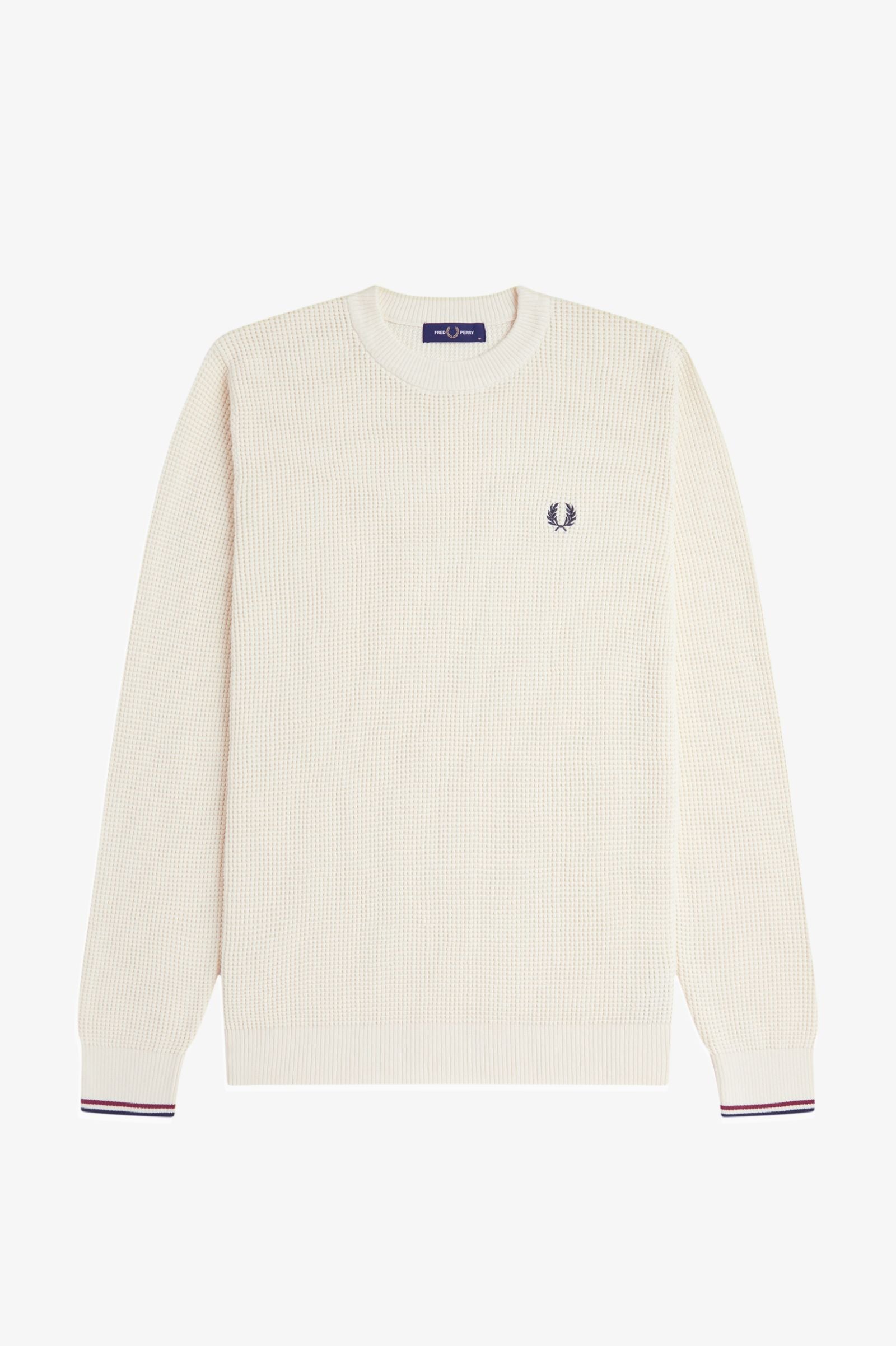 FRED PERRY Camisola com pesponto em losangos
