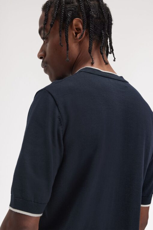 FRED PERRY T-shirt em malha com frente texturada - CARISMAstore