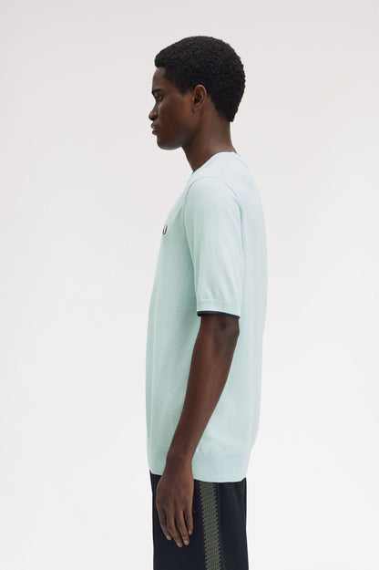 FRED PERRY T-shirt em malha com frente texturada - CARISMAstore