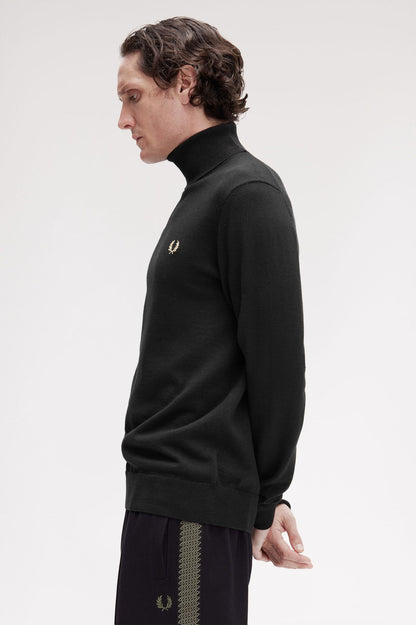 FRED PERRY Camisola com gola alta dobrada - CARISMAstore