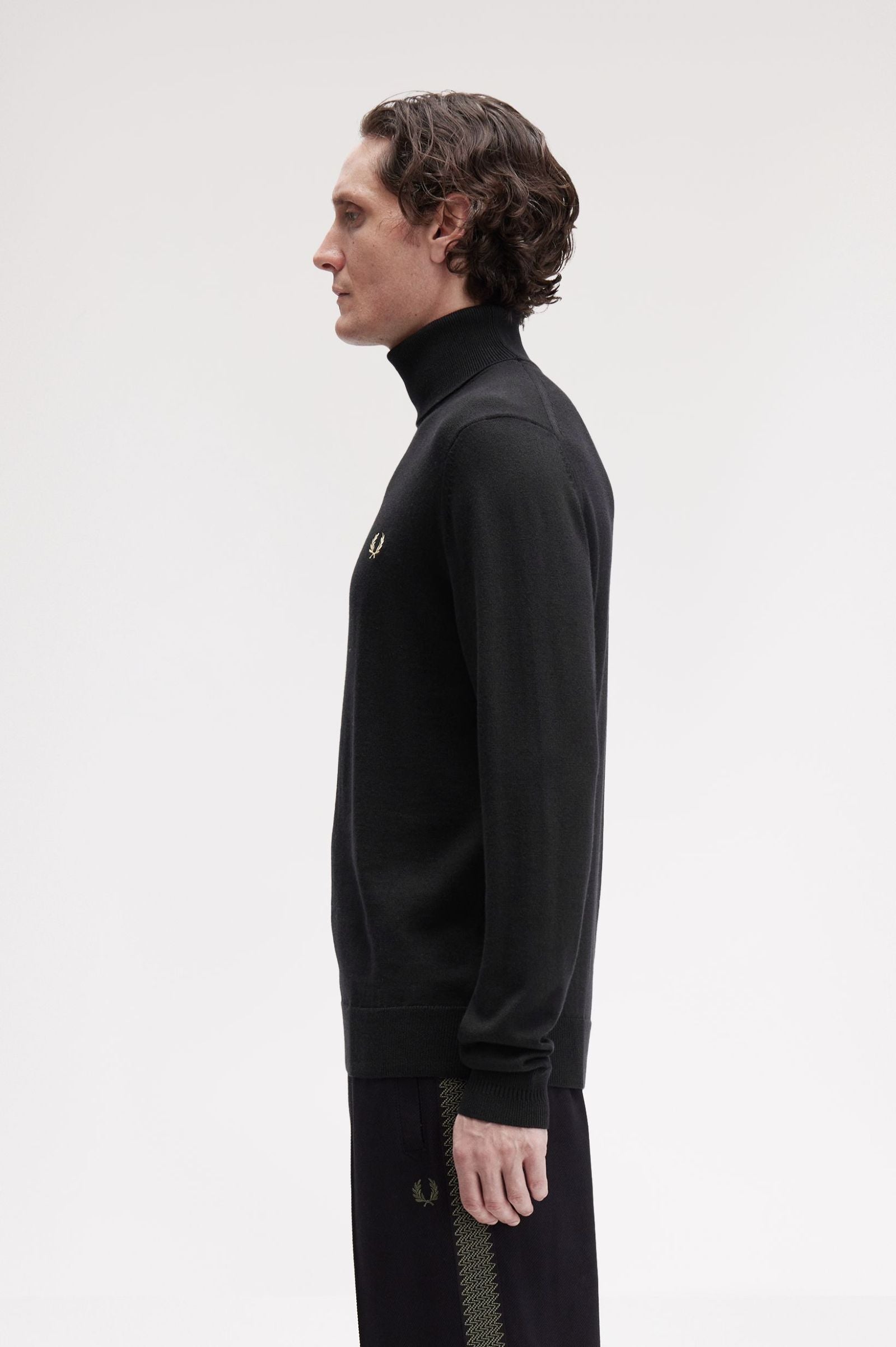 FRED PERRY Camisola com gola alta dobrada - CARISMAstore